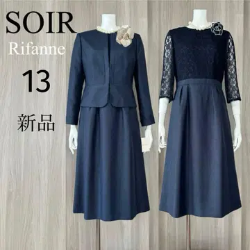 SOIR Rifanne 네이비 샨탄 세레모니 수트 새상품 13호