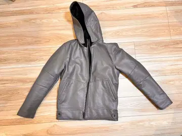 AZUL 그레이 합성 피혁 자켓 M 사이즈