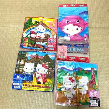 헬로키티 타월 4개 세트