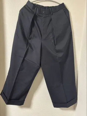 [ 새상품급 ] MARKAWARE 네이비 와이드 팬츠 허리밴딩