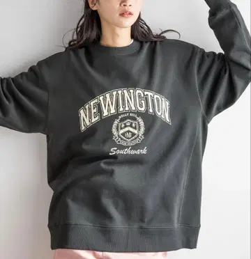 로리즈팜 칼리지 기모 풀오버 트레이닝복