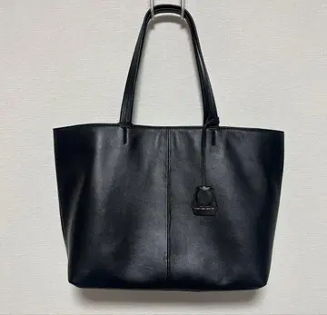 green label relaxing 기능성 가죽 토트백