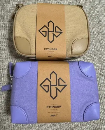 ANA 퍼스트 클래스 어메니티 ETTINGER ANJA 트래블 파우치
