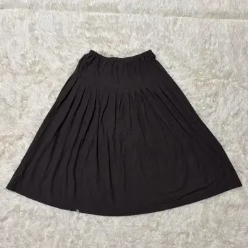 mind form always 다크 브라운 플레어 스커트 일본제