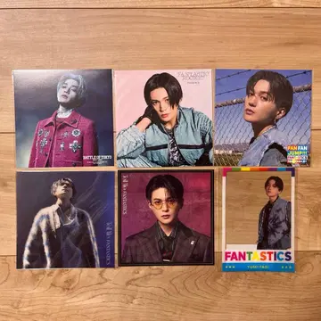 FANTASTICS 야기 유세이 아더 자켓, 클리어 카드 6점