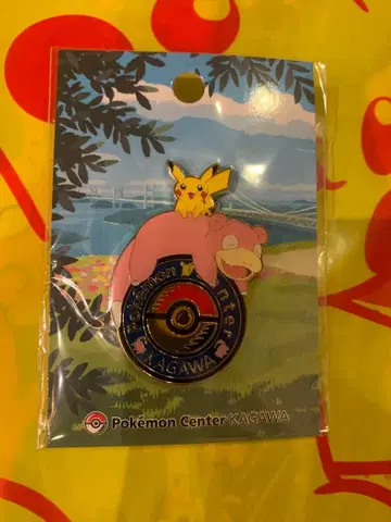 포켓몬 센터 카가와 야돈 피카츄 핀즈 핀 배지