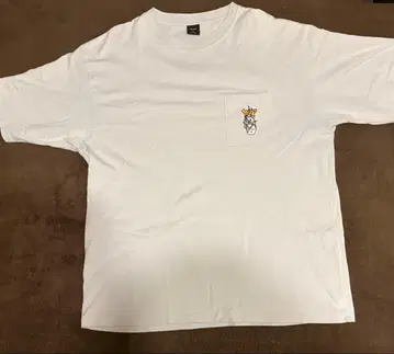 HUF XL 스카이블루 T셔츠 포켓 프린트