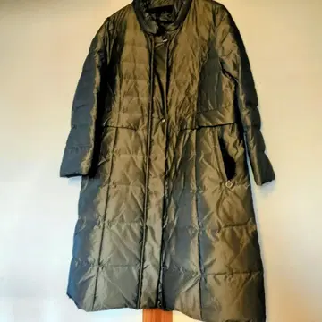 레리안 다운 롱 코트 올리브 그린