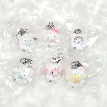 산리오 캐릭터즈 메지루시 액세서리 후와후와 스노우 풀 컴프 3