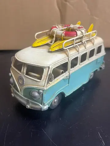 양철 폭스바겐 서핑보드 포함  앤티크