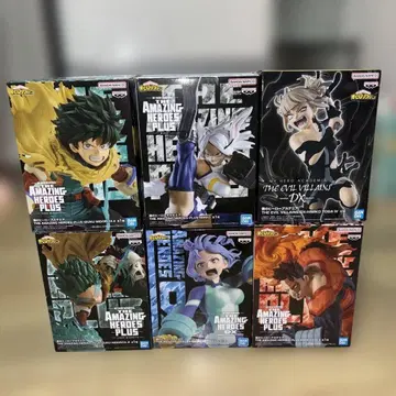 [ 미개봉 ] [ 6개 세트 ] 나의 히어로 아카데미아 피규어 세트