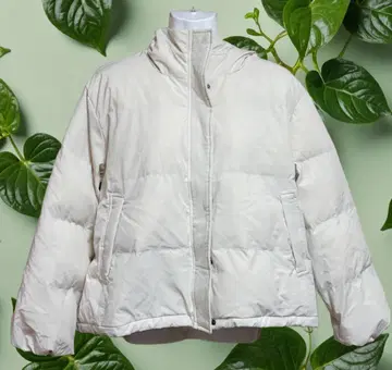 다운 자켓 화이트 사이즈 38 Cheek 티크