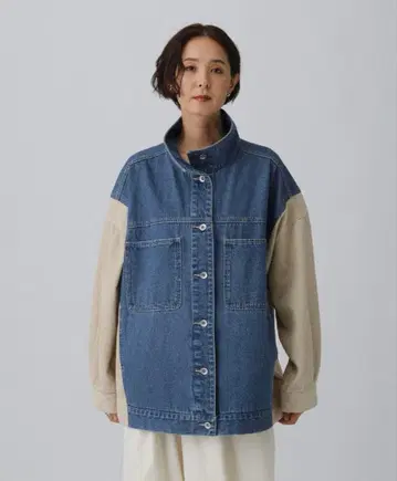 [ 미사용 새상품 ] LEPSIM 렙심 도킹 데님 커버올 블루