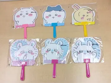 치이카와 (먼작귀) 다이컷 부채 6종 묶음 판매