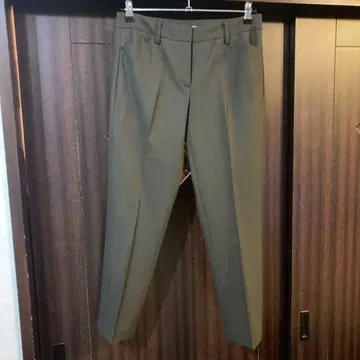 theory luxe 슬랙스 38 올리브 그린
