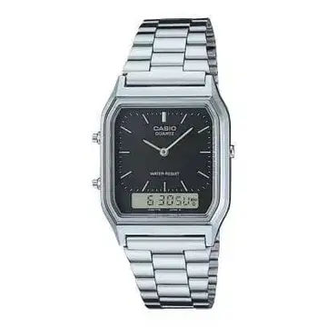 CASIO AQ-230A-1A 해외 모델 빈티지 디자인 아나로그 디지털