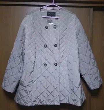 INDIVI 더블 버튼 퀼팅 자켓 베이지 13호 택 포함 새상품