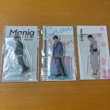 Snow Man 와타나베 쇼타 아크릴 스탠드 3개 세트