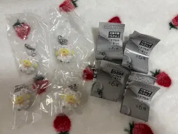 산리오 메지루시 액세서리 복슬복슬 스노우 폼폼푸딩 4종