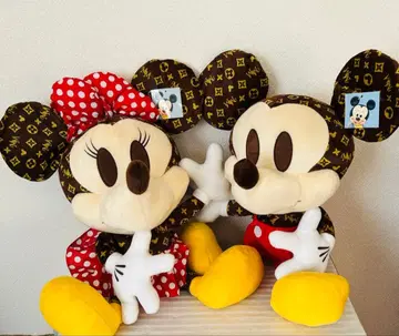 새상품 미키 & 미니 봉제 인형 세트.