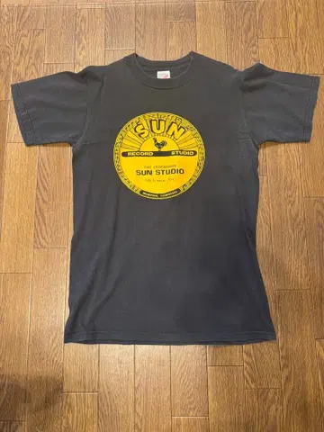 90s USA제 빈티지 SUN RECORD 티셔츠 선 레코드