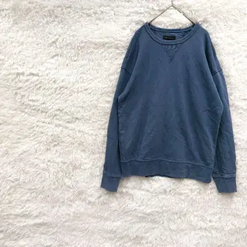 바나나리퍼블릭 남성용 맨투맨 트레이닝복 심플 무지 M 블루