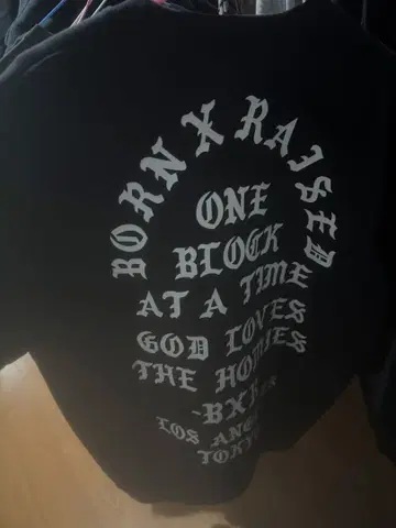 BORN X RAISED 트레이닝복 L TOKYO POP UP 한정판