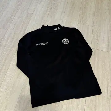 V12 모크넥 골프 셔츠 긴팔 남성용