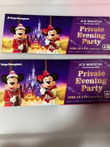 디즈니 JCB 매지컬 크리스마스 2025 2매