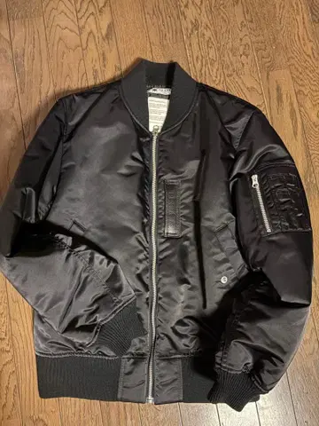 GDC MA-1 플라이트 자켓 블랙 S