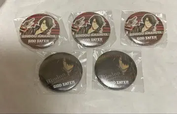 GOD EATER RESURRECTION 캔뱃지 아마미야 린 5개