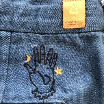 구제 SCOTCH & SODA 암스테르담 브라우 여성 바지