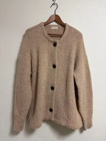 [ 저널 스탠다드 ] 알파카 샤기 니트 가디건