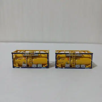 N 게이지 탱크 컨테이너 UT13C [ 파랑 프레임 ] 2개 세트