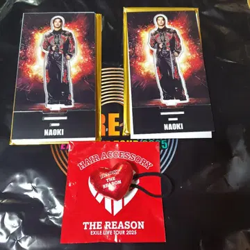 THE REASON EXILE 고바야시 나오키 아크릴 스탠드 머리끈 세트
