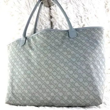 새상품급 게라르디니 토트백 블루 그레이