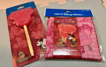 [ 2개 세트 ] 디즈니 리조트 미니 아이스 볼펜 미니 타월