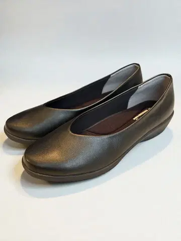 미사용급 PANSY 여성 신발 블랙 24cm EEE