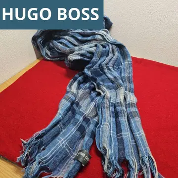 HUGO BOSS 머플러 스톨 네이비
