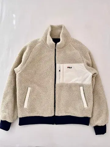 FILA 리버서블 XL 오버 사이즈 블루종 휠라 Y2K 새상품급