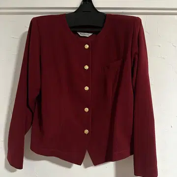 여성용 Animato 버건디 가디건 프리 사이즈