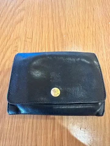 블랙 이단 접이식 지갑