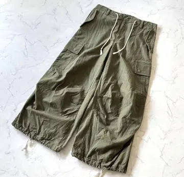 RYO TAKASHIMA 카고 팬츠 올리브 그린