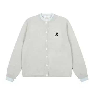 Rest&recreation 그레이 버튼 부착 가디건