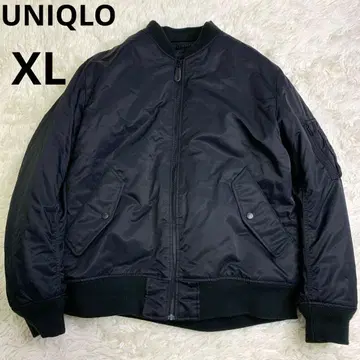 새상품급 유니클로 MA-1 블루종 네이비 사이즈 XL