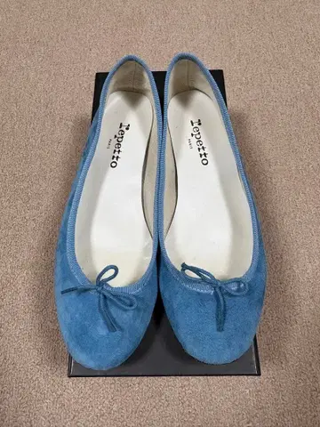 Repetto 스웨이드 플랫슈즈 파랑