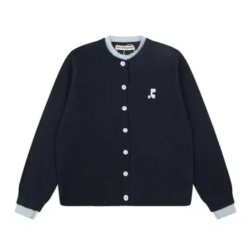 Rest&recreation 네이비 니트 가디건 긴팔 단추식