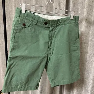 ALEX MILL 그린 숏팬츠 32 사이즈