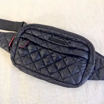 MZ WALLCE Metro 퀼팅 바디백 블랙