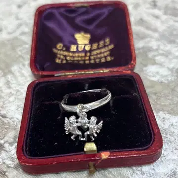 영국 영국제 실버 참 반지